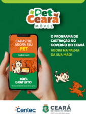 Governo do Ceará lança novo sistema de agendamento do Pet Ceará Móvel para castração gratuita de pets